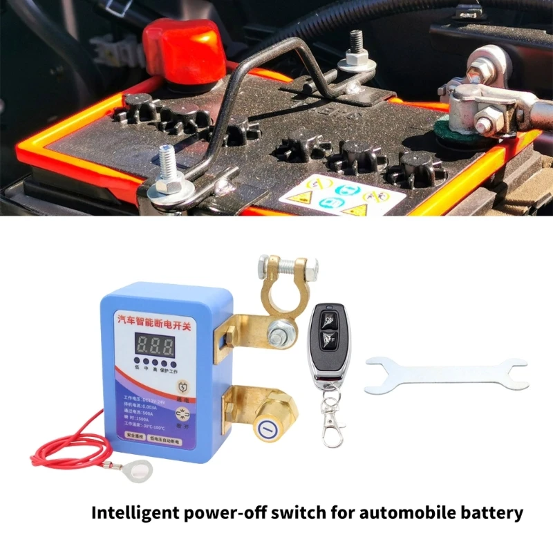 

242D Vehicle Battery Cut Off Switches Shockproof Plastic Design Universal Compatibility Long Lasting Electrical Protection
