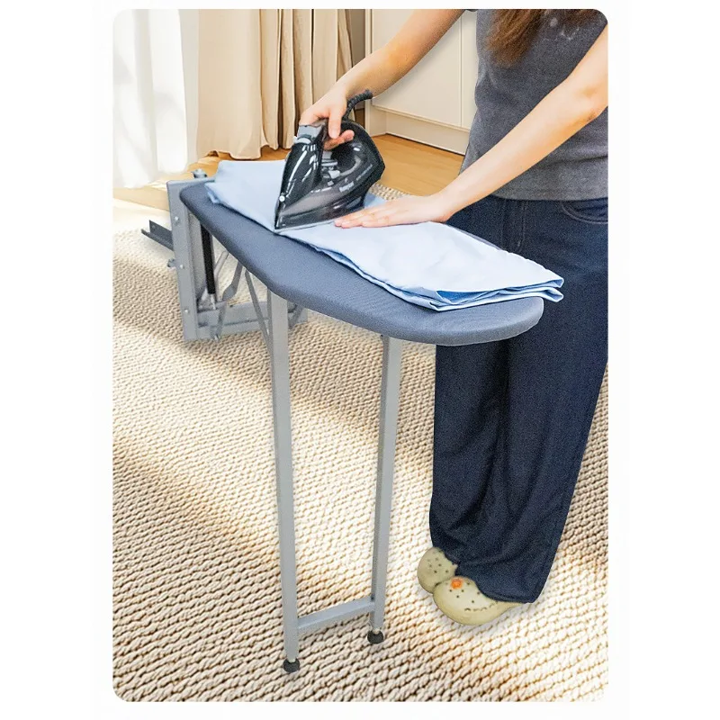 Wall-mounted folding ironing board Home ironing rack High-end hotel large side pull-up wall ironing board