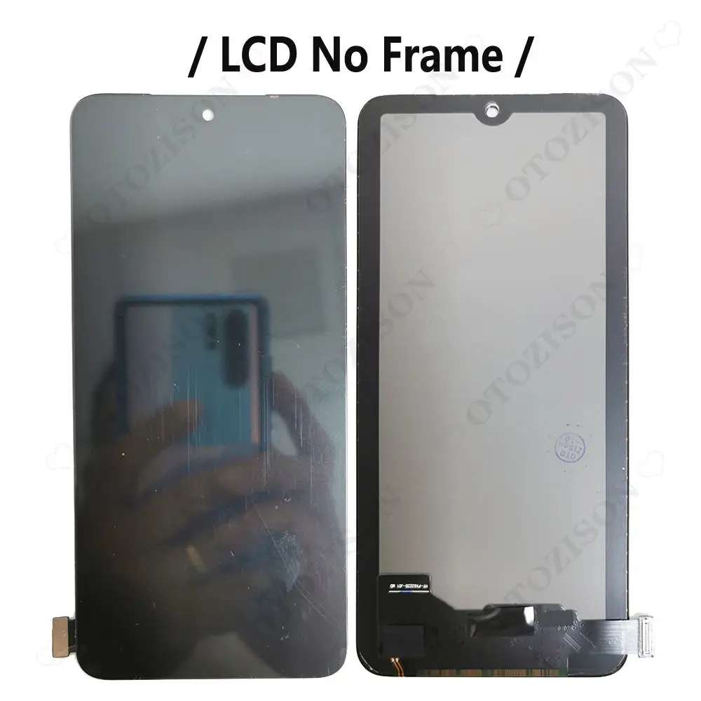 LCD met frame voor Xiaomi Redmi Note 11 Global 2201117TG 2201117TI 2201117TY 2201117TL / Redmi Note 11 4G 21121119SC / Redmi Note 11 5G 21091116AC wereldwijd scherm Touch Digitizer