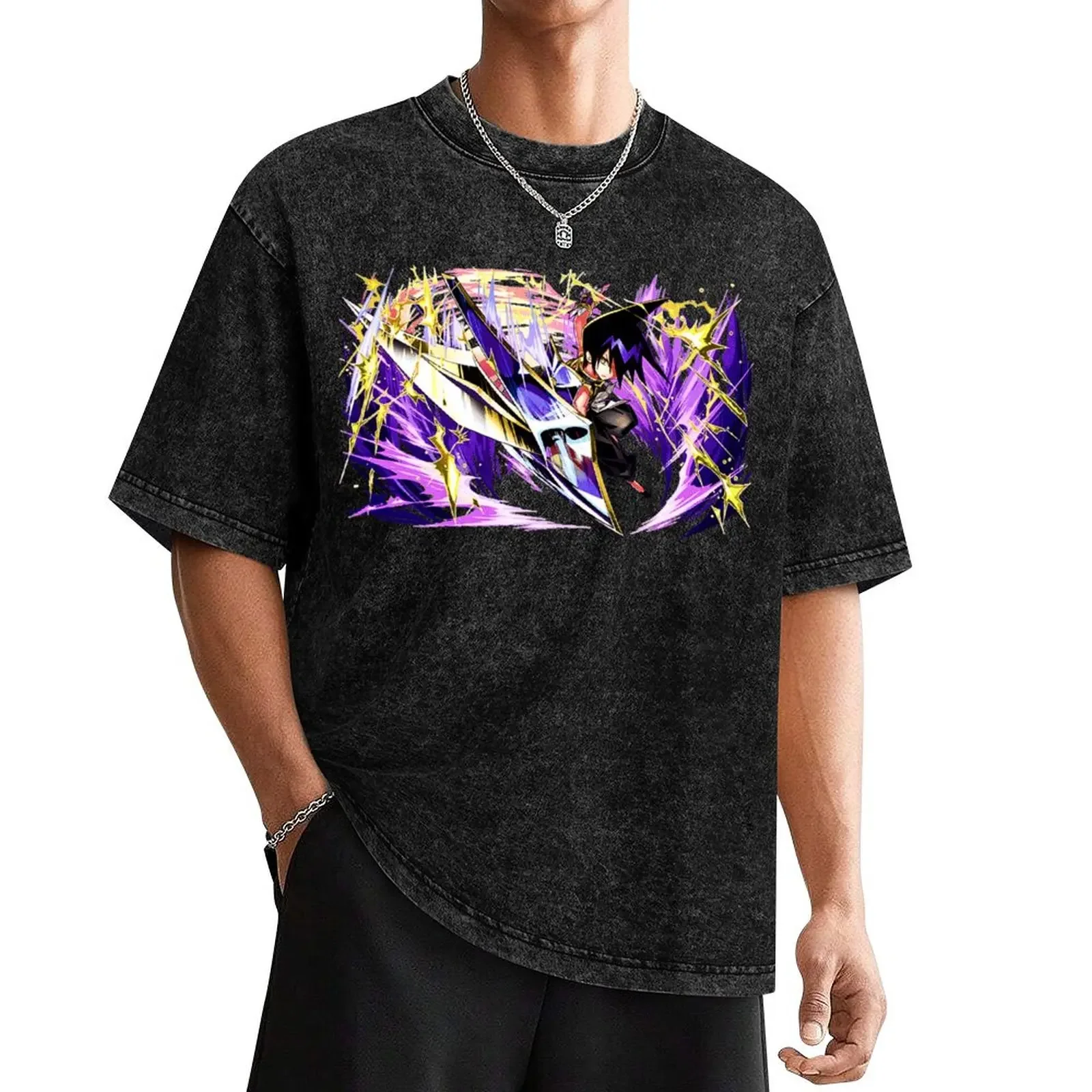 

SHAMAN KING XXX T-Shirt oversized graphic tee custom shirt Men's clothing