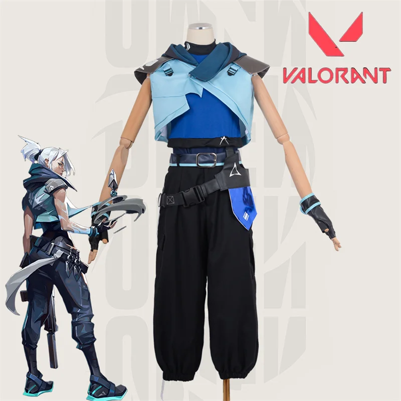 

Игра VALORANT Joon-Hee Jett Han Sunwoo, карнавальный костюм для взрослых, пальто, брюки, полный аксессуар, костюм на Хэллоуин, карнавал, боевая одежда