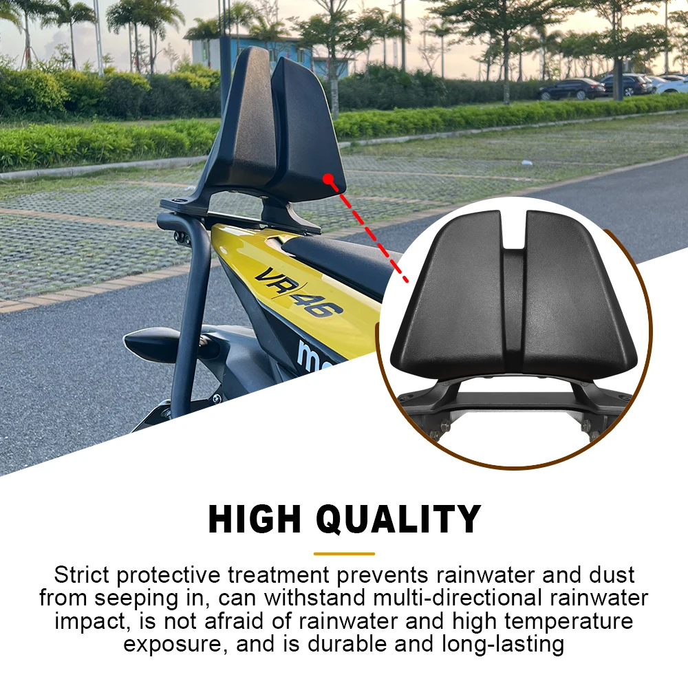 Motorcycle Passenger Rear Backrest Suitable For YAMAHA NVX155, Aerox155 2021-2024 Classic Retro Backrest Accessories