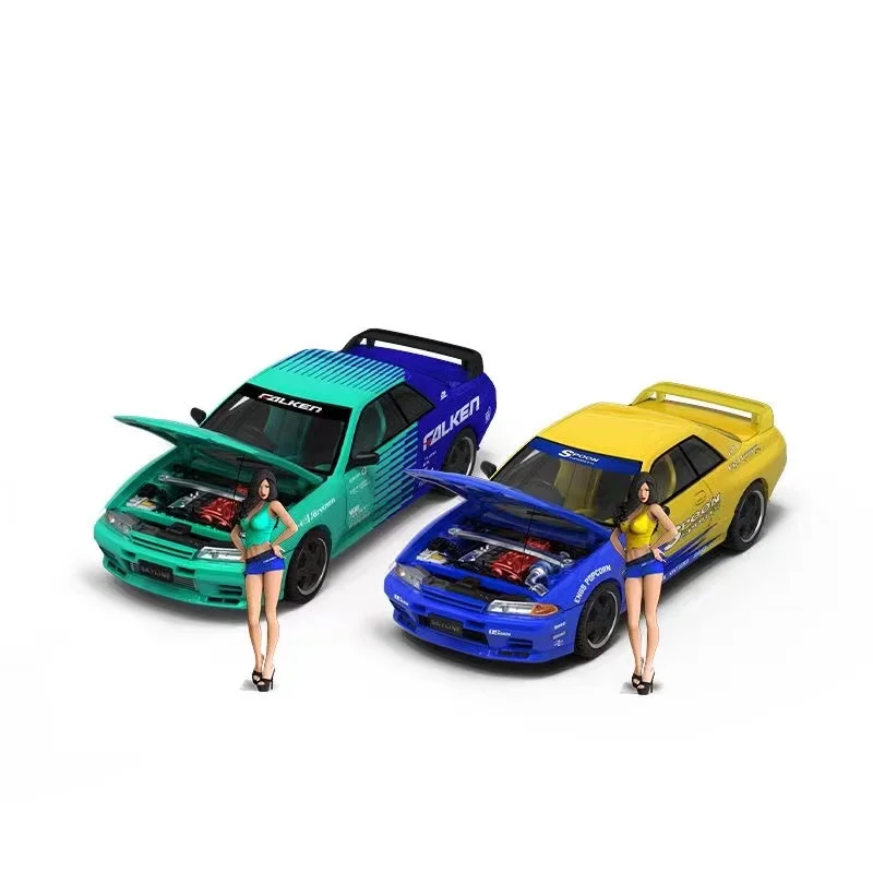 

TimeMicro 1:64 GTR R32 Spoon- Doll version alloy car model