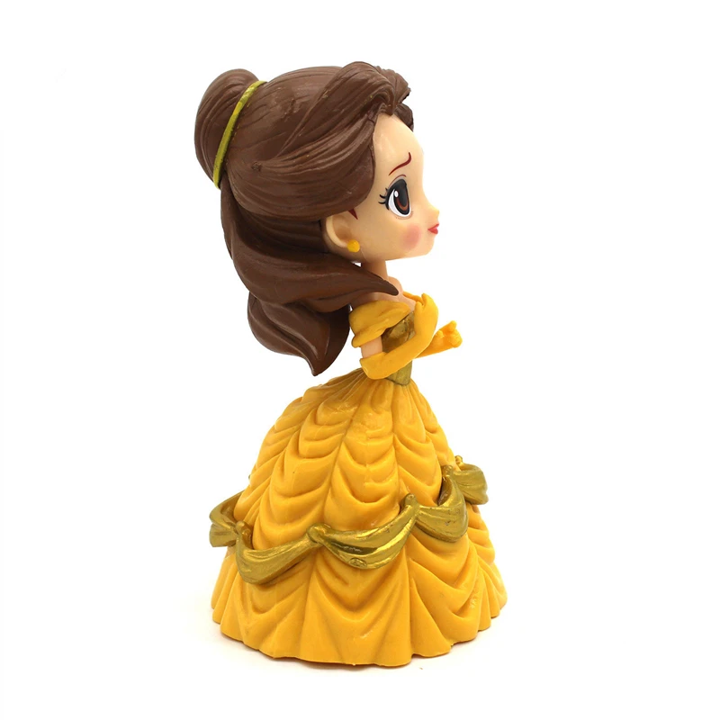 Q Posket Beauty and the Beast Toys Belle PVC Princess Figures Action modello da collezione giocattolo per regalo per bambini