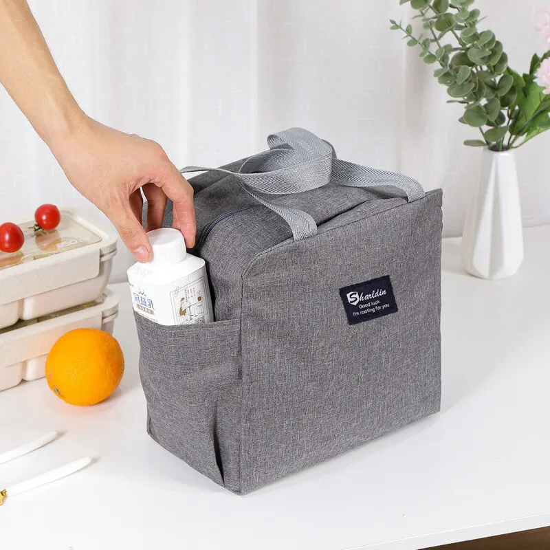 Large Capacity Cooler Bag Waterproof Oxford Portable Zipper Thermal Lunch Bags Insulated Freezer Bag Camping Picnic Bag