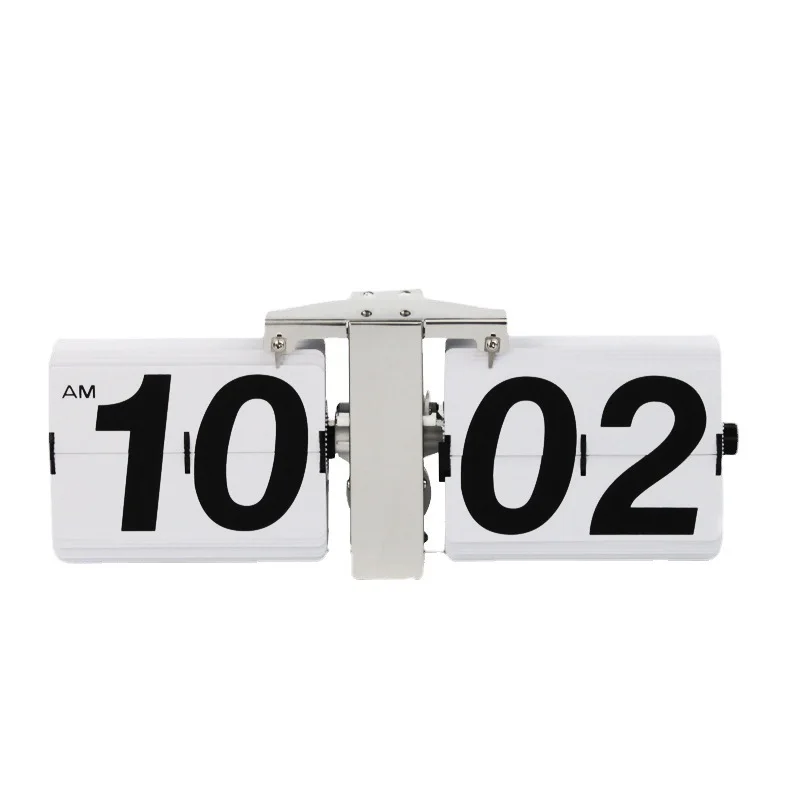 

Automatic page-turning clock, large, wall-mounted clock, European-style mechanical living room desktop