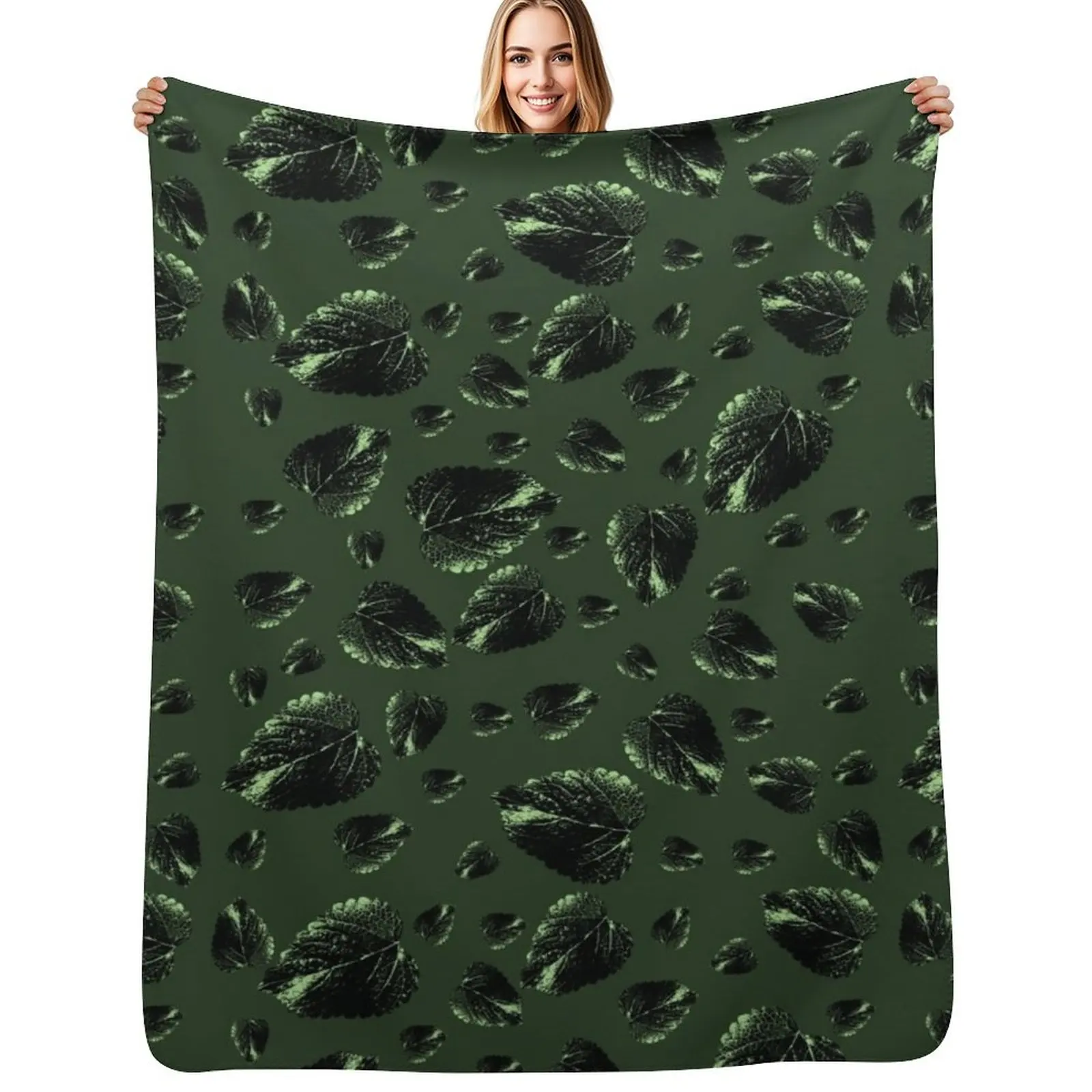 

Forest Green Velvet Fall Throw Blanket Custom Sleeping Bag Hairys Sofa Throw Blankets