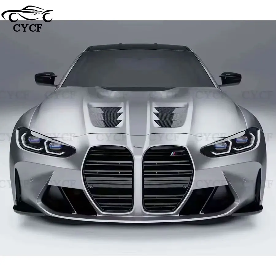 

For BMW M3 G80 M4 G82 G83 Carbon Fiber Hood Engine Cover Hood Car Headliner Hood Cover P Style body kit