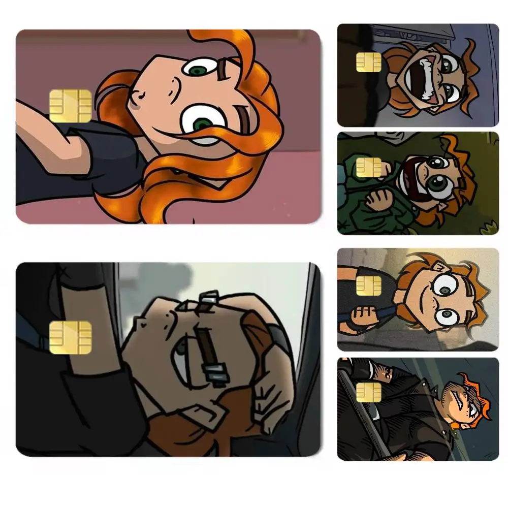 Metal Family Biker Mom-m Credit Card HD Stickers Easy to replace, change card style anytime as you like