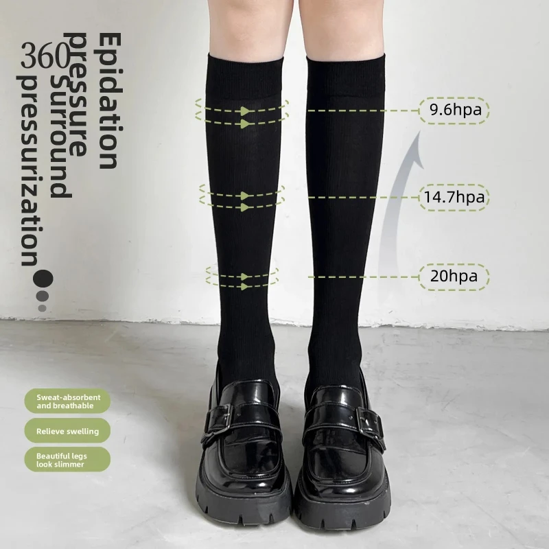 1/2 Pasang Kaus Kaki Panjang Di Atas Lutut Manis Kaus Kaki Betis Nilon Seksi Anak Perempuan Wanita Stoking Setinggi Paha Legging Celana Ketat Cosplay JK Lolita