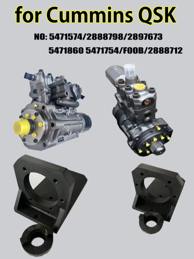 

QSK60 Diesel Injection Pump Reinforced Bracket Fuel Pump Coupling Test Bench Support Fixture for Cummins Q60