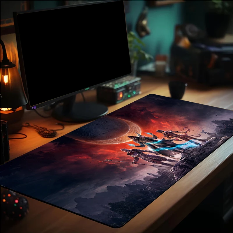 

Mousepad Keyboard Gaming Pc Elder Scrolls Online Carpet Mouse Mat Desk Pad for Computer Mouse Office Rug Gamer Accessories