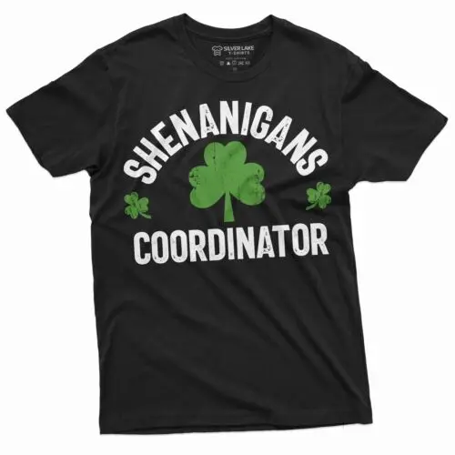 Shenanigans coordinator T-shirt St. Patrick's day Funny tee clover shamrock Tee