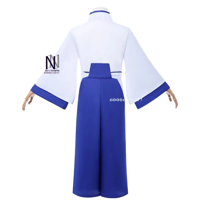 Hot Kurogane Yaiba Cosplay Love Live Japanese Manga Role Playing Costume Fashion White Blue Uniform for Men Comic Con Suit Set