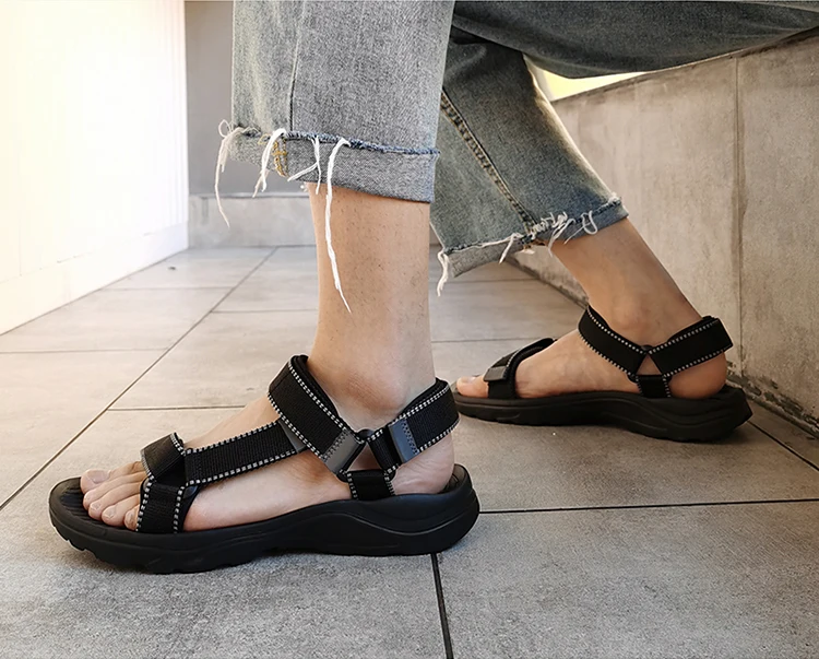 Neue Herren-Wandersandalen, rutschfeste, bequeme Sommer-Strandschuhe, leichte, atmungsaktive Outdoor-Reise- und Trekking-Sandalen – Detail 14