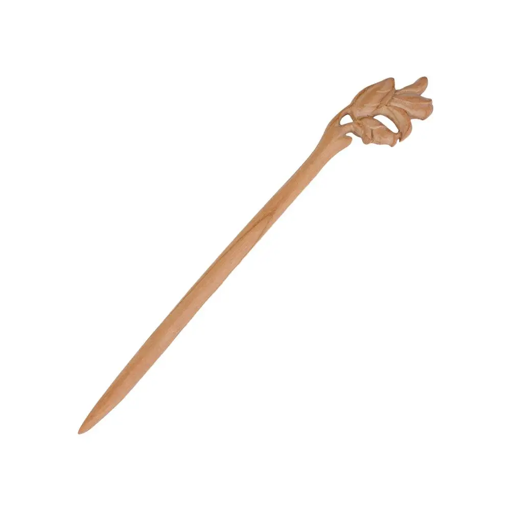 الطيور قرن الوعل موجة شكل الشعر العصي زهرة فراشة الصينية الشعر شوكة الكورية مشبك شعر خشبي الشعر العصي النساء Hanfu دبابيس الشعر