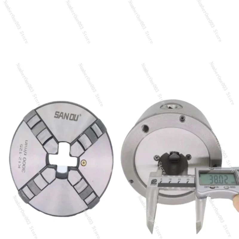 

4-кулачковый патрон 125 мм, большой диаметр 38 мм, бренд SANOU, 4-кулачковый самоцентрирующийся токарный патрон для мини-токарного станка WM210V