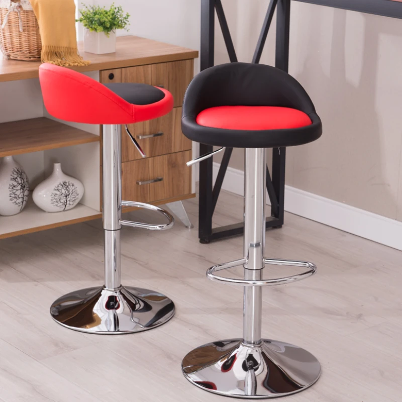 

Lounge Modern Stool Bar Chairs Accent Designer Counter High Minimalistic Bar Chair Metal Rotate Chaises Salle Manger Accessories