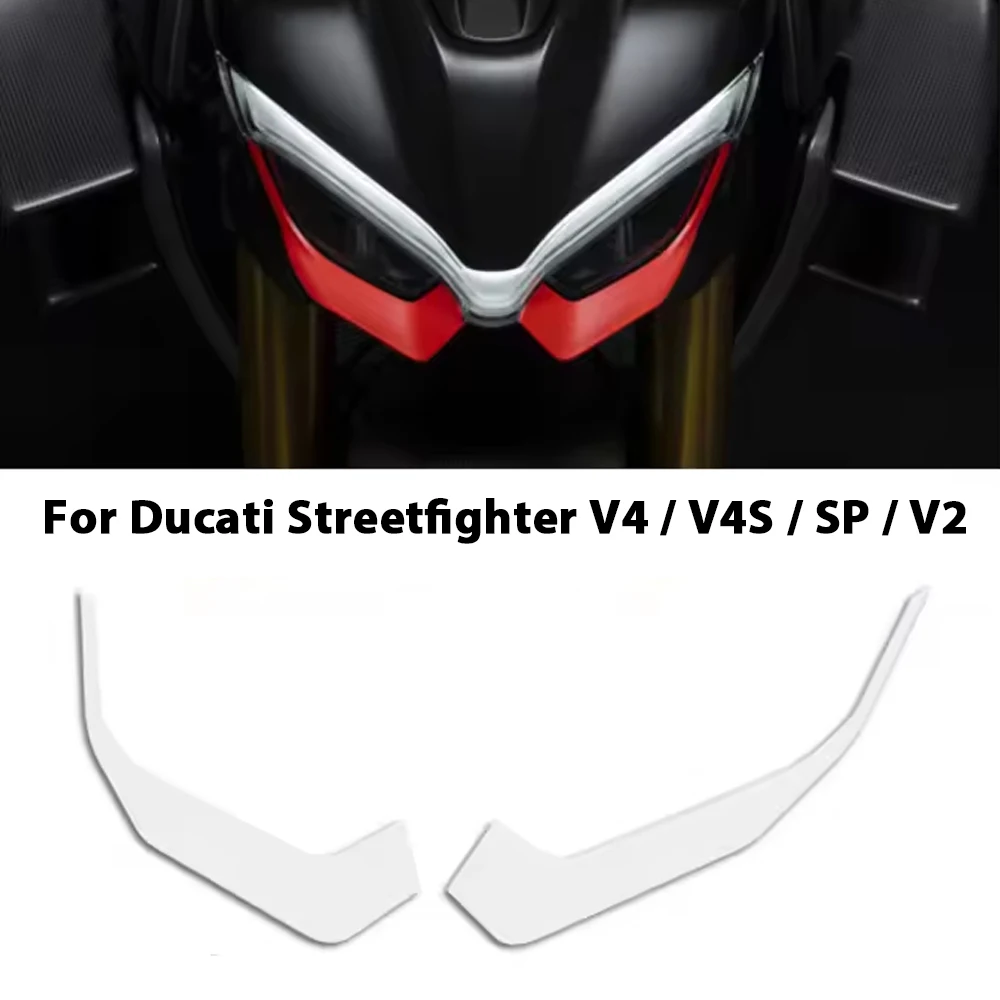 For DUCATI STREETFIGHTER V4 / V4S / SP / V2 Headlight Partition Sticker Decal Head Fairing Shell Decal Sticker