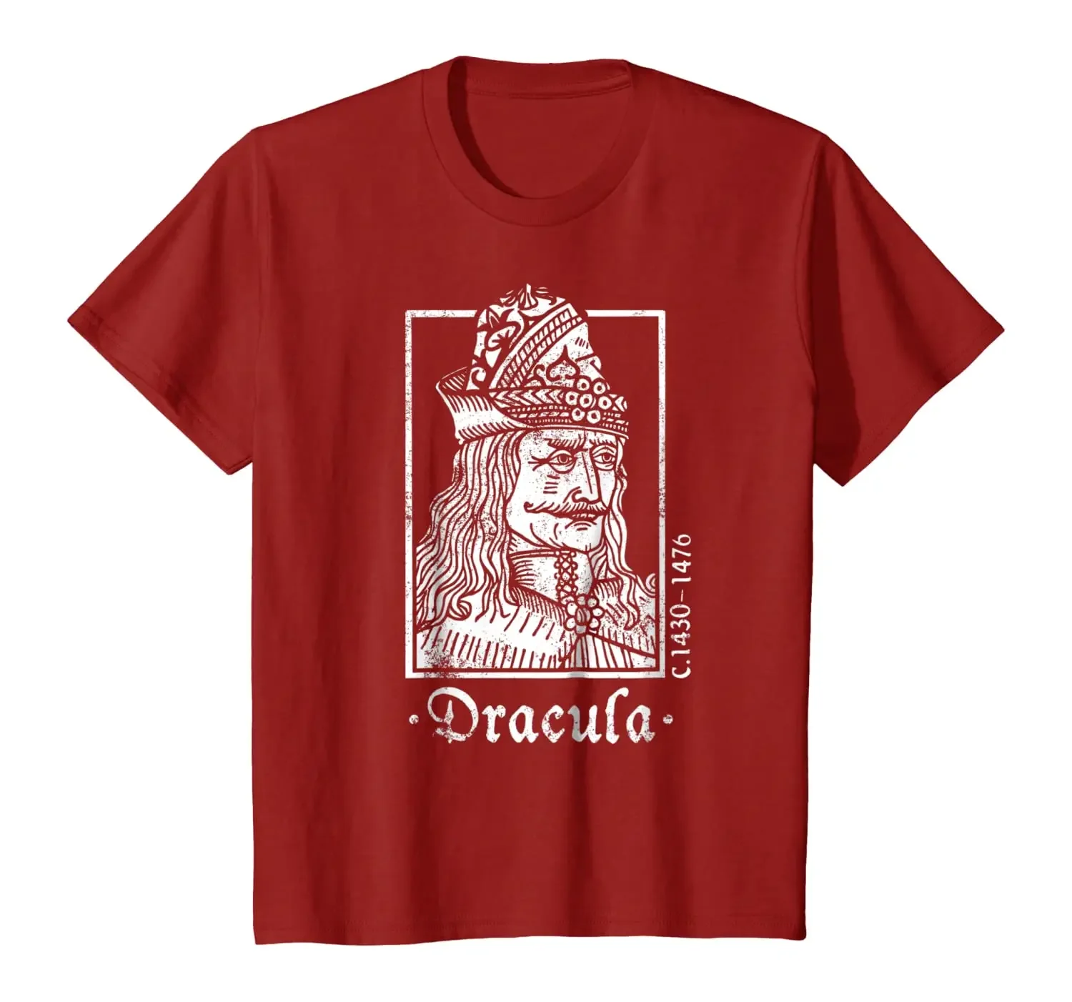Vlad The Impaler. Retro Style Vampire Dracula T-Shirt. Summer Cotton Short Sleeve O-Neck Mens T Shirt New S-3XL