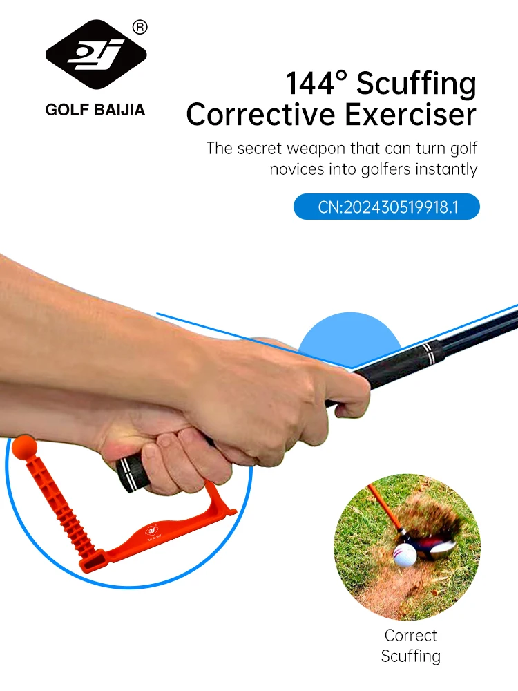 BAIJIA 144 Golf Swing Training Aid - Golf Wrist Hinge Trainer - Korzycja postawy i postawy - Poprawia moc i odległość - Pomoc — zdjęcie 4
