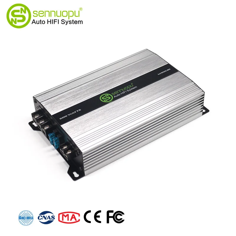 Sennuopu Car Power Amplifier Dsp Amp Car Monoblock Amplifier 600W Universal Class D Car Audio