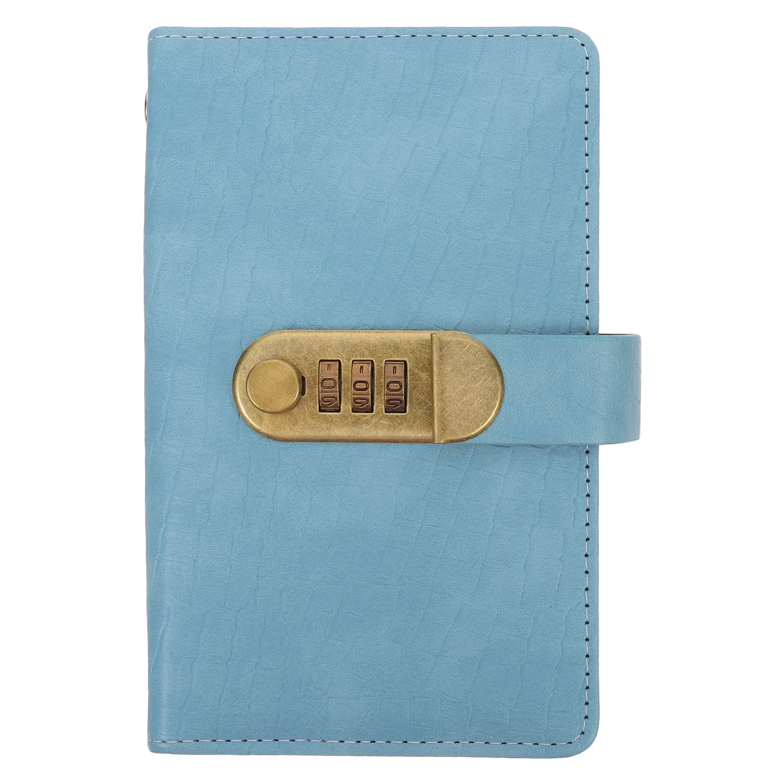 

Книга для хранения паролей с замком, маленький надежный кодовый замок, компактный размер 6.88x4.32 дюйма, хранилище для паролей для офиса, дома, путешествий, денег