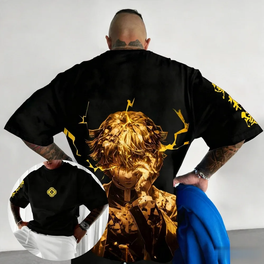 2026 New Ghost Slayer Blade My Wife Shanyi Anime Men Harajuku Style Manga Enthusiast Y2K Unisex T-shirt