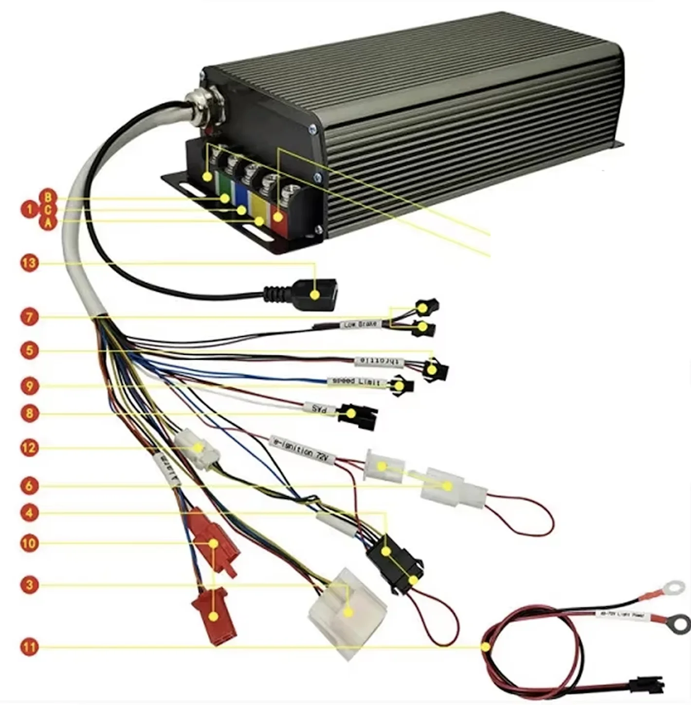 * for 72V 100A 150A 5000W Hall - 72V 100A Sabvoton Controller 评论和价格