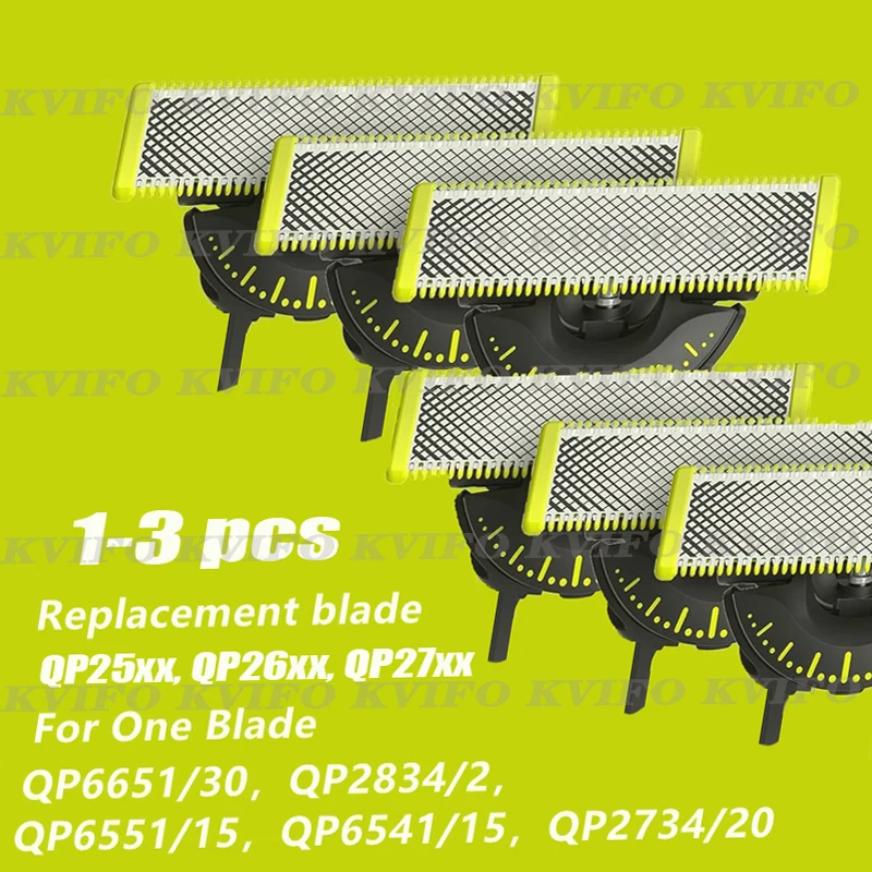 

1-3 PCS 360° Replacement blade Head For One Blade (QP14xx, QP25xx, QP26xx, QP27xx, QP28xx) & Pro (QP65xx, QP66xx) Trimmer Shaver