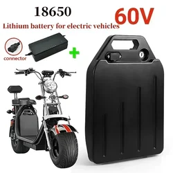 New Citycoco Electric Scooter Battery 60V 20Ah-100Ah for 250W~1500W Motorcycle/bicycle Waterproof LithiumBattery + 67.2V Charger