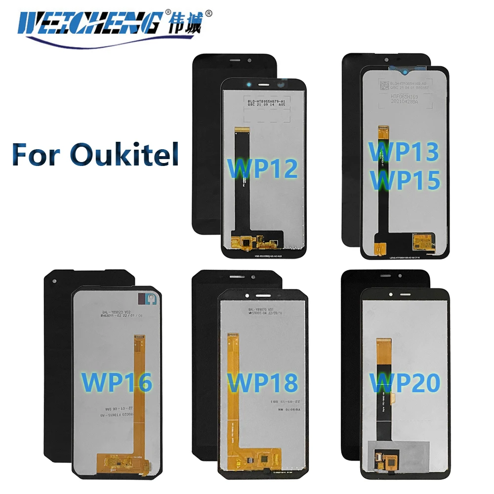 Original For OUKITEL WP17 WP19 LCD Display Touch Screen Digitizer For OUKITEL WP12 Pro WP13 WP15 WP16 WP18 WP20 Display Repair