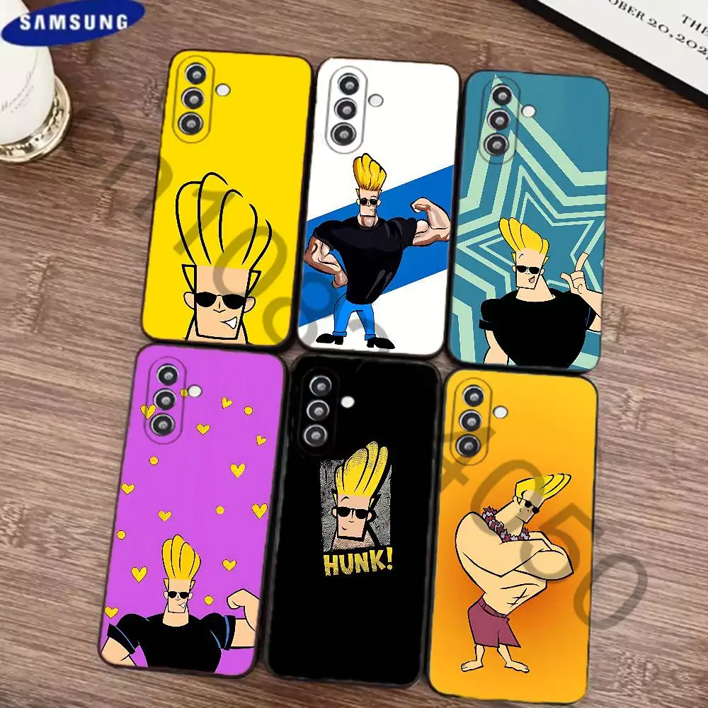 Cartoon J-Johnny B-Bravo Phone Case for Samsung Galaxy S21 22 23 S24 25 26 Ultra Plus FE Lite Silicone Bumper