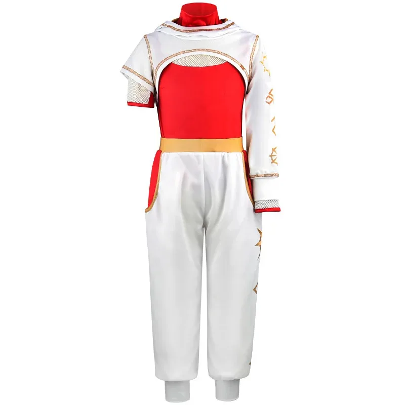 

Movie Children Zombie Schoolgirl Costume Set Red White Anime Uniform with Jacket, T-shirt & Pants for x;2,f;5.n;