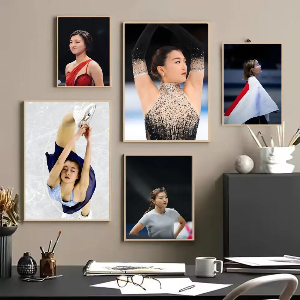 K-Kaori Sakamoto touching Poster Painting Wall Art for Living Room Home Gifts Decor Mural