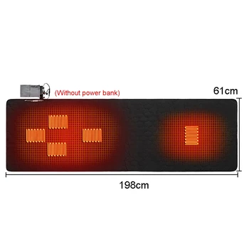 3 levels temperature USB heating camping sleeping mat thermal pad heating sleeping bag self heating mattress camping equipment 3 levels temperature USB heating camping sleeping mat thermal pad heating sleeping bag self heating mattress camping equipment