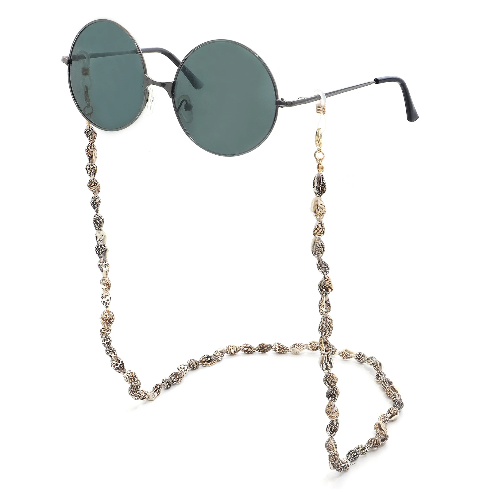 

Fashion Sun Glasses Small Conch Eyeglasses Chain Women Outside Casual Sunglasses Accessory Necklace Gift Mask Hanging Rope