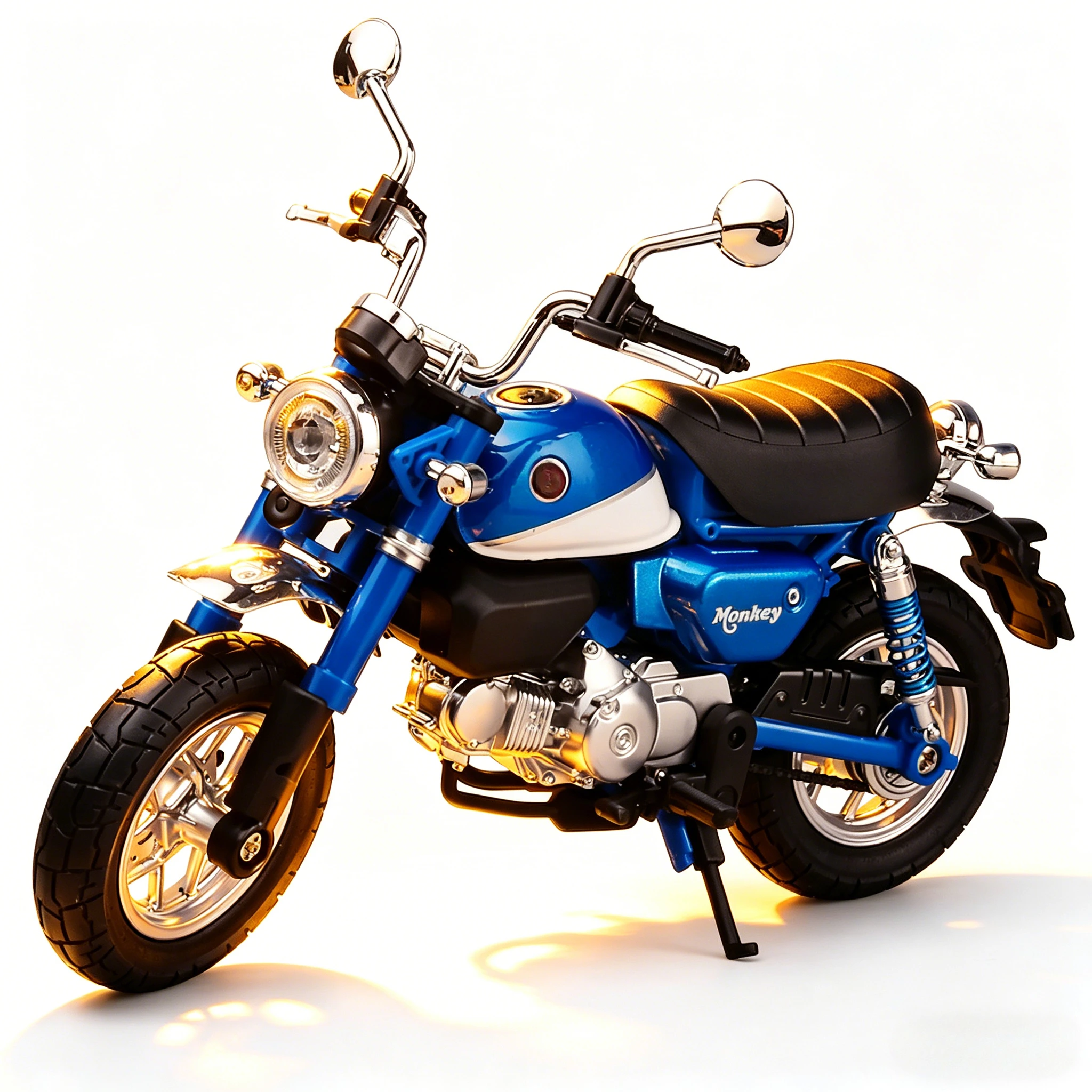 

1:12 Monkey 125 Alloy Metal Diecast Model Motorcycle With Light Decorative Ornaments For Home Desktop Display Present