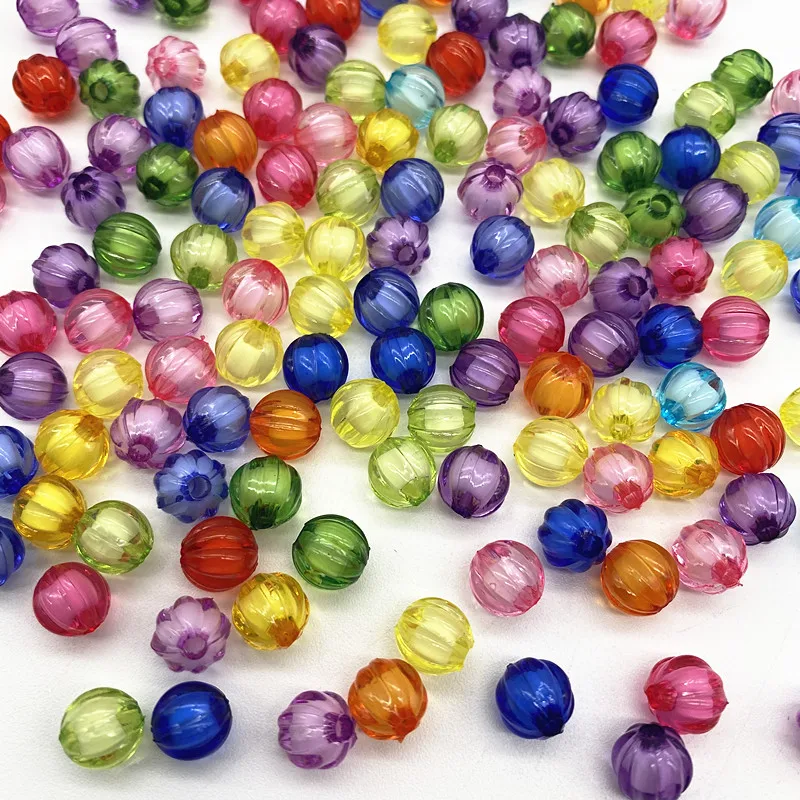 New 50Pieces 8mm Transparent Inner Color Acrylic Circles for Bead Jewelry Charm Bracelet Necklace Beads Jewelry DIY Accessories