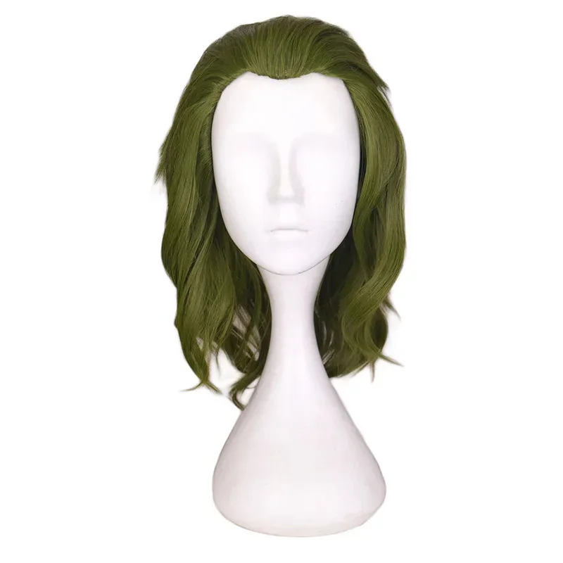 

Joker Cosplay Green Wig Cosplay Mens Green Wig Fluffy Wig Joker Costume Clown Wig High Temperature Fiber Hair Wigs anime