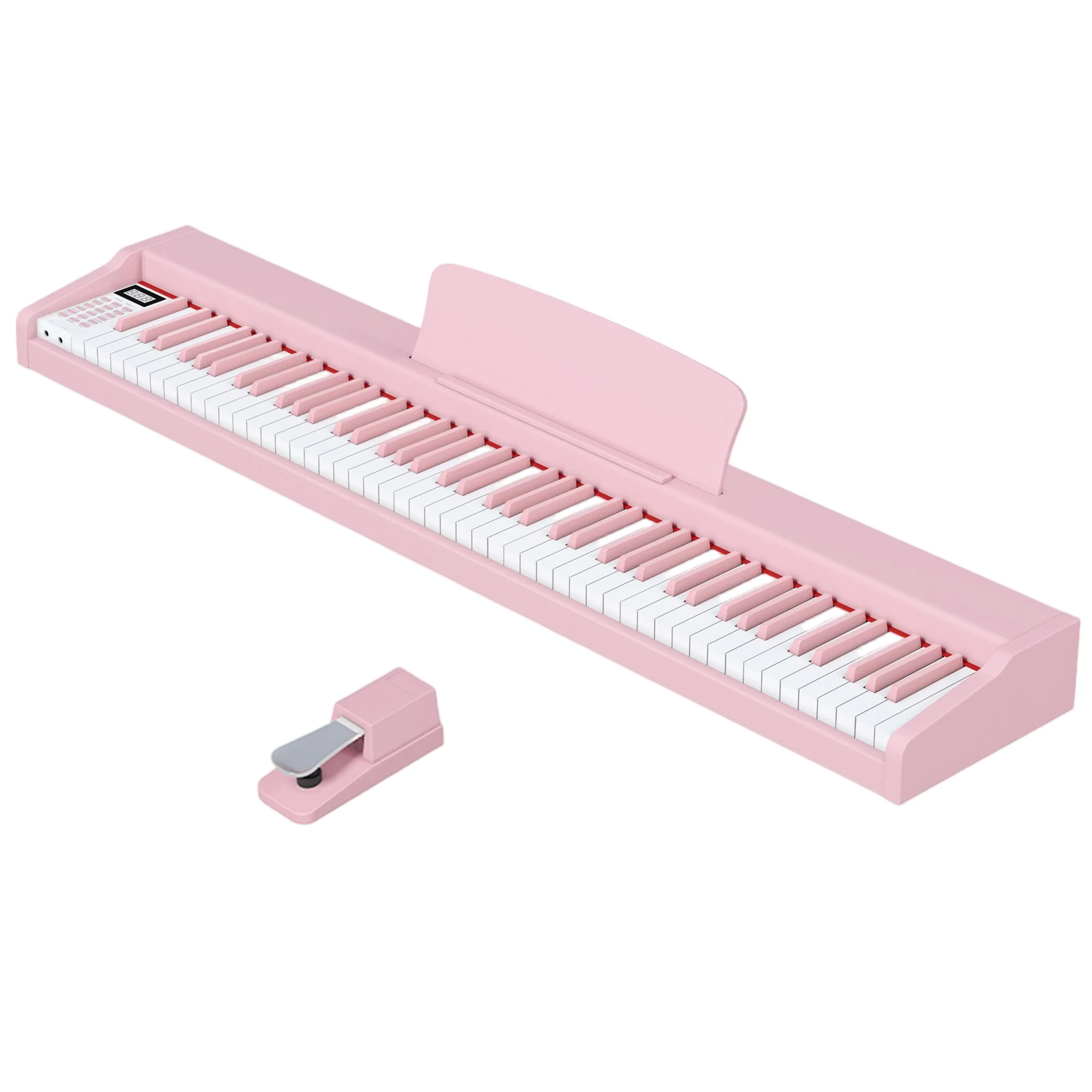 Digital Portable Piano with 88-Key Hammer Action and Built-In Speakers for Travel & Outdoor Performances
