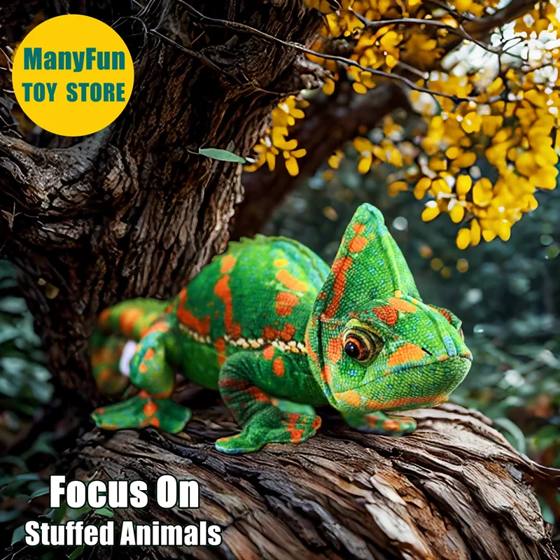 

Вуаль-хамелеон, плюшевая игрушка, реалистичная зеленая игрушка-игуана, плюшевая игрушка, реалистичная Хамелеон, чучело, ящерица, имитация куклы, игрушка в подарок
