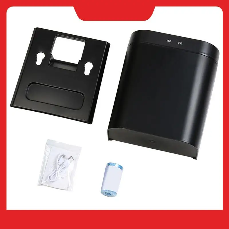 Car Automatic Clamshell Hanging Garbage Trash Bin Vehicle Square Pressing For Alphard 40/30 Series Dedicated
