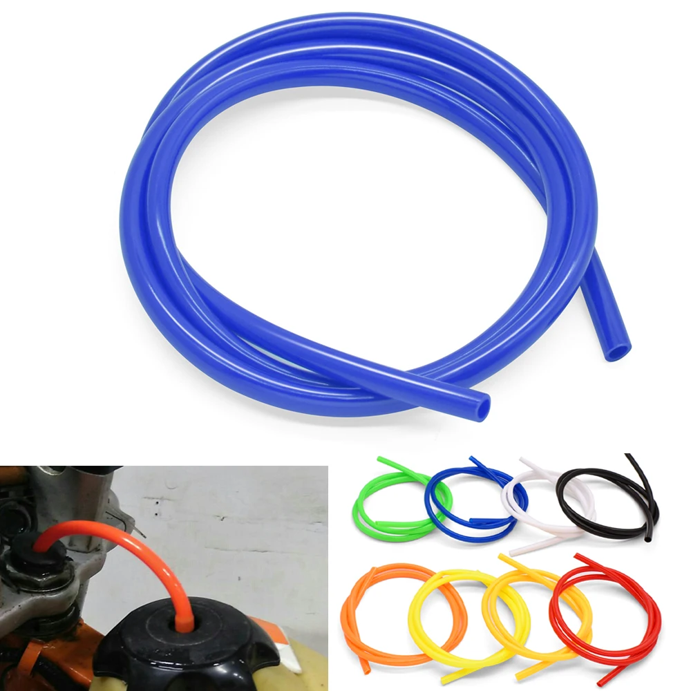 Motorcycle Hose 1Meter Petrol Fuel Line Hose Gas Oil Pipe Tube Rubber For Kawasaki KX450F KX100 kx 85 125 250 250f 450f kx 450 f