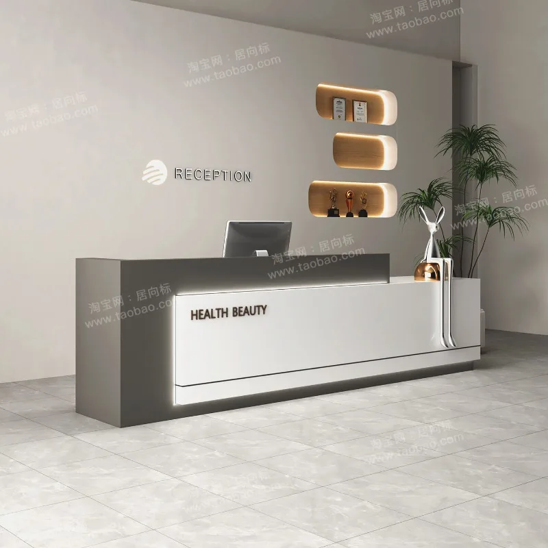 

Quality Welcome Reception Desks Reception Elegant High-end Sales Stands Reception Desks Office Service Design Bureau Furniture