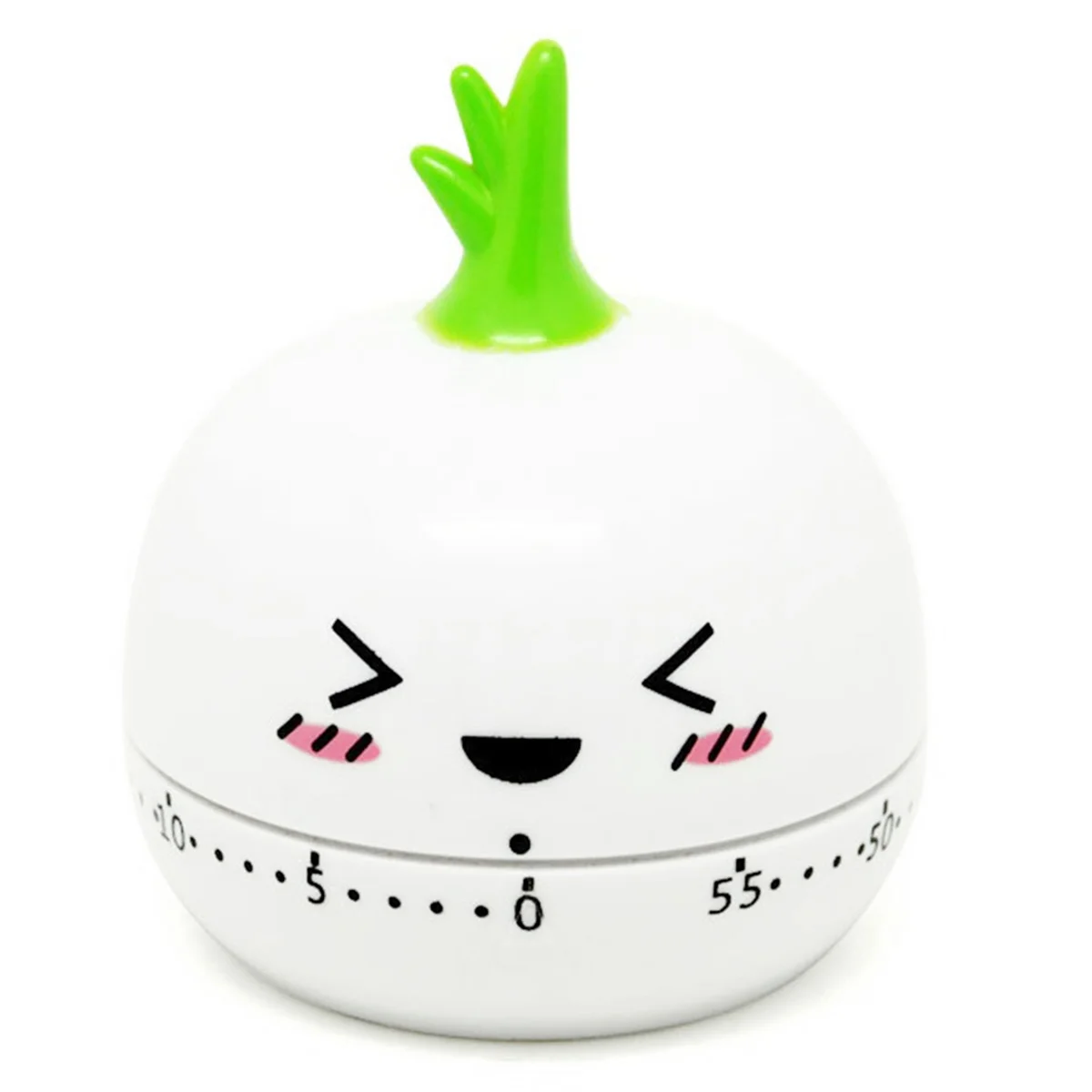 Rotary Tool Egg Cooker Timer Novelty Kitchen Timer Vegetable Animal Cooking Timer Digital Egg Timer Cupcake Timer White