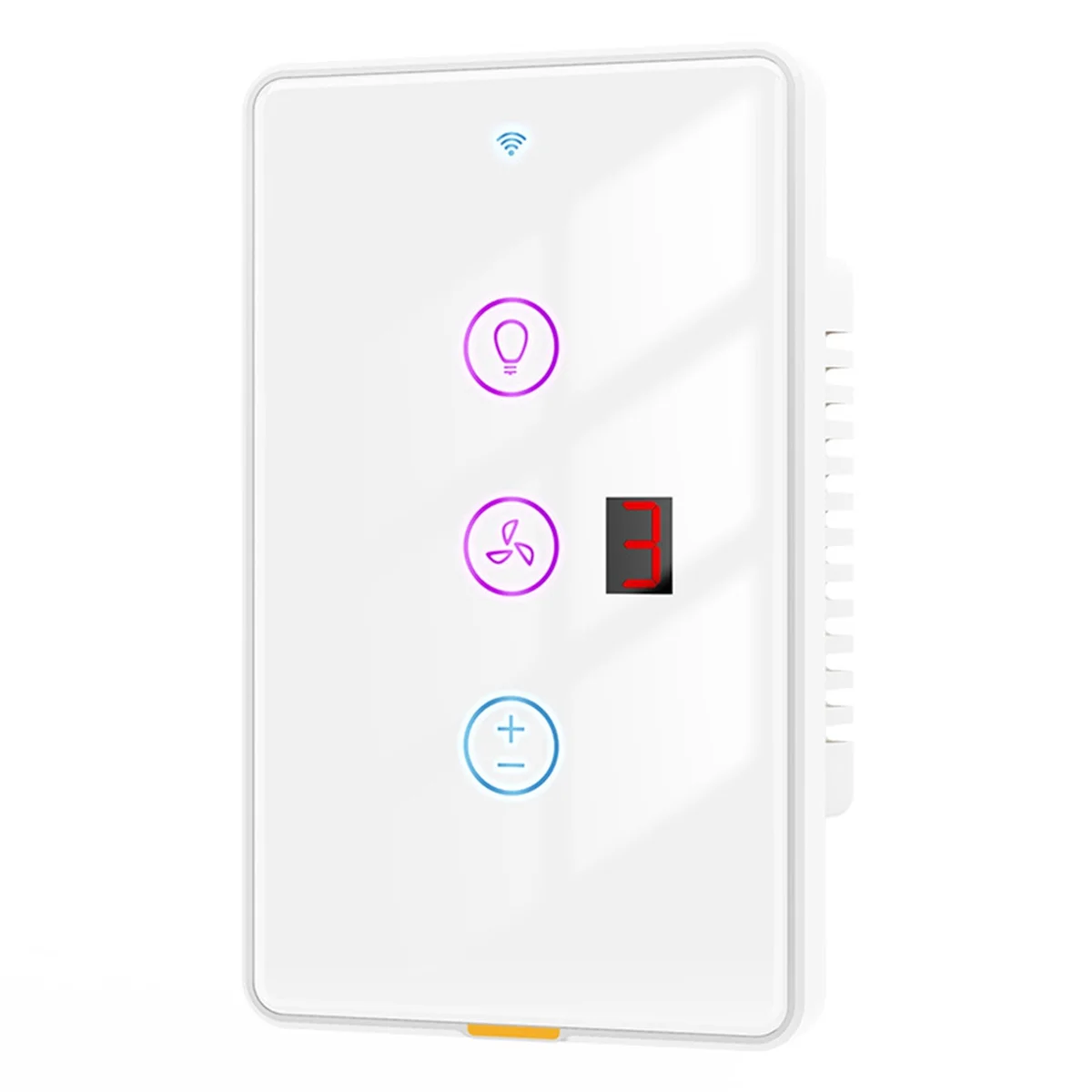 

SYW Tuya Smart WiFi Вентилятор Выключатель света Сенсорная настенная панель Голосовой таймер Управление Приложение Дистанционное управление Работа для Alexa Google Home A