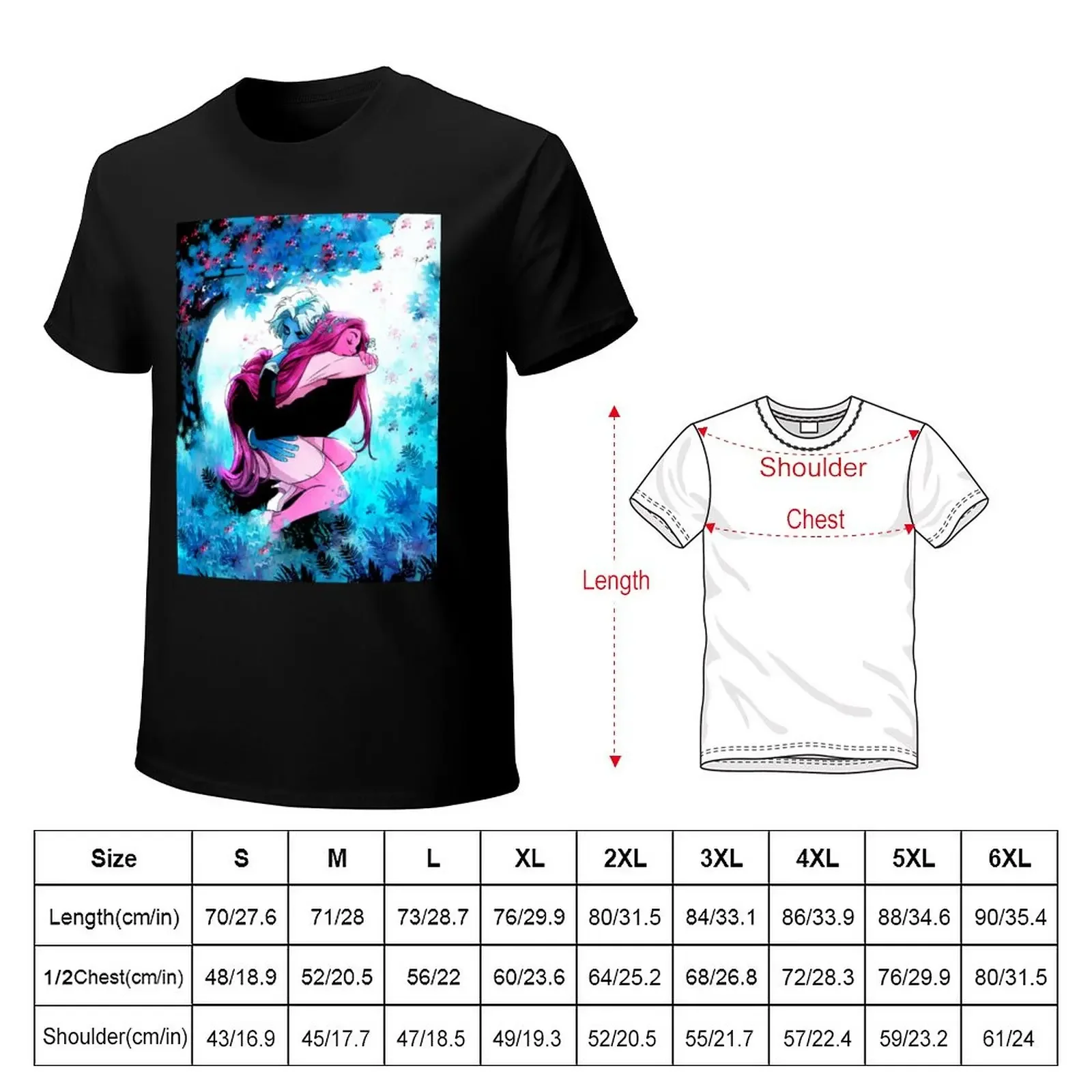 Lore Olympus Poster - Hades Persephone Sticker T-Shirt customizeds for a boy Men's t-shirts