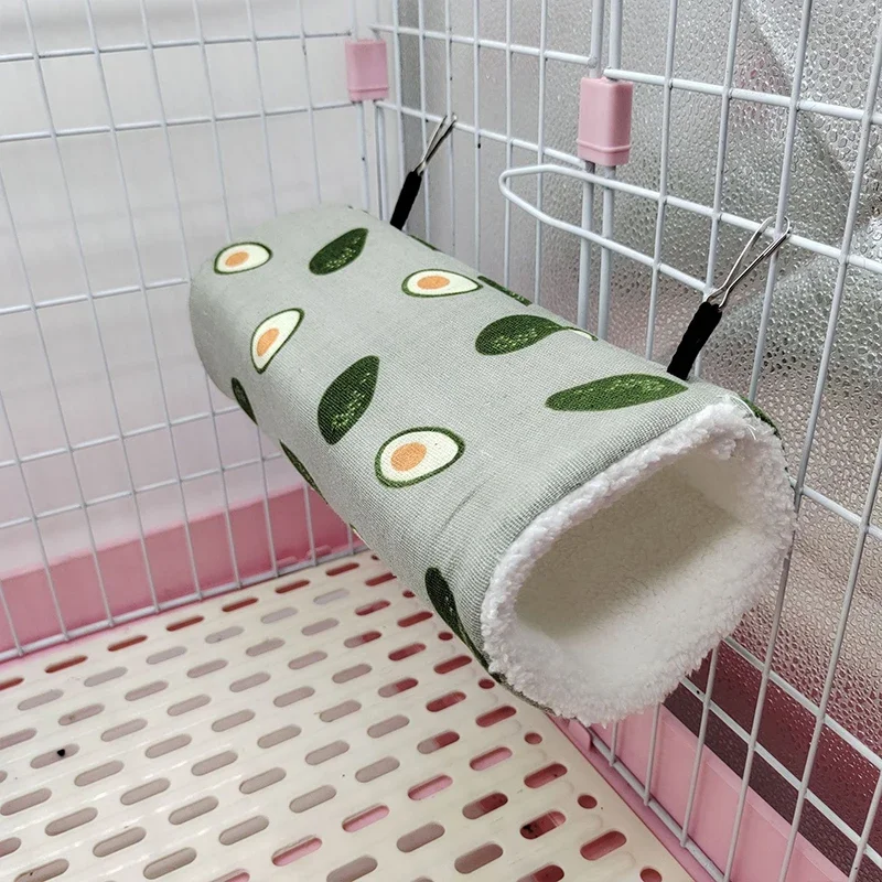 AnsonBoy Hamster Cage Ferret Tunnel Warm Passage Small Pet Channel Honey Bag Flying Mink Guinea Pig Guinea Pig Soft Plush