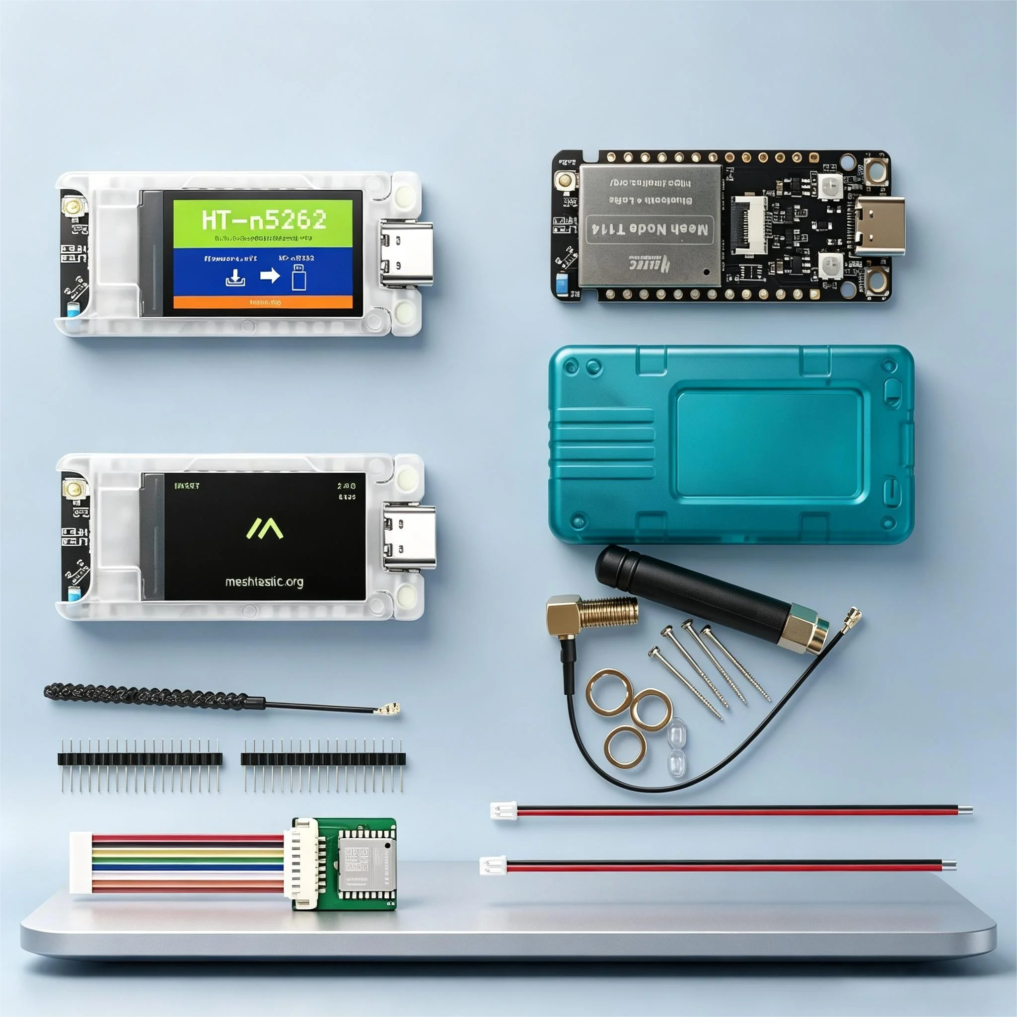 meshtastic-lorawan-arduino開発ボード-nordic-nrf52840-sx1262-低電力tftディスプレイ-ble-wifiメッシュノード-t114-v20-位置情報用